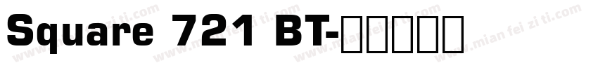 Square 721 BT字体转换
